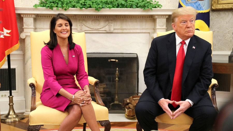 Trump accepts Nikki Haley's surprise resignation as UN ambassador