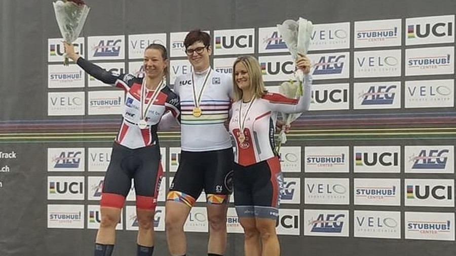 Applause & bashing on Twitter after transgender woman wins female cycling world championship