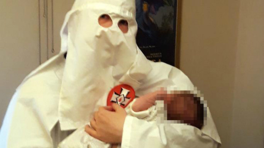 Swastika flag, KKK outfit & ‘baby Adolf’: Couple accused of National Action membership (PHOTOS)