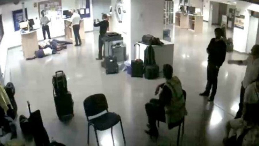 Ryanair release CCTV to expose ‘fake photo’ of crew sleeping on airport floor (VIDEO)