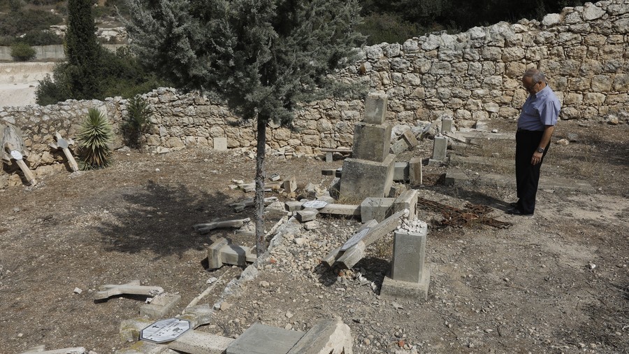 Vandals destroy Christian cemetery in Israel in apparent hate crime