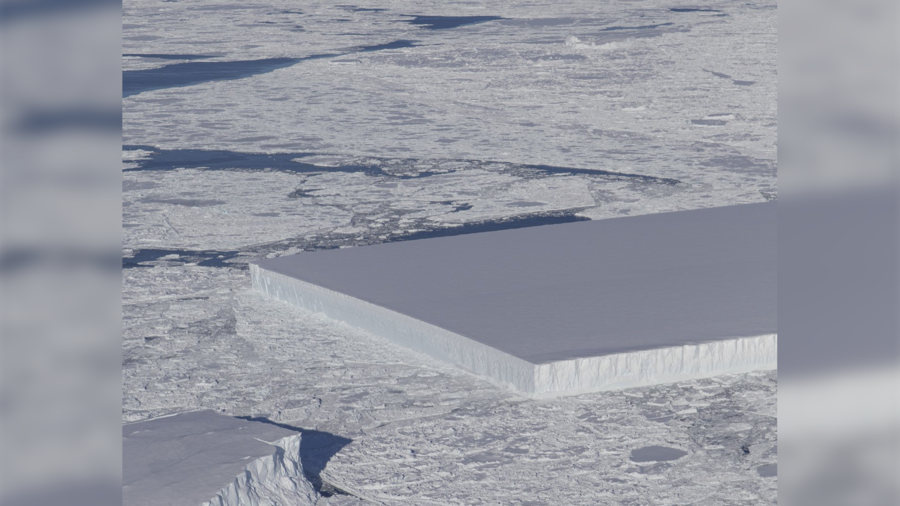 NASA’s sea ice survey captures bizarre, perfectly rectangular iceberg (PHOTO)