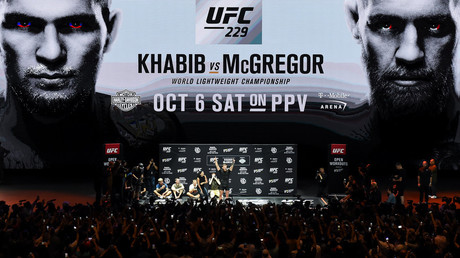 Khabib Nurmagomedov & Conor McGregor both make weight ahead of UFC229 (PHOTOS)