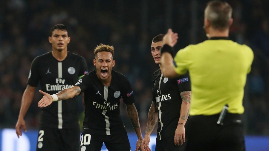 Neymar calls for action against referee who ‘disrespected’ him in Champions League game