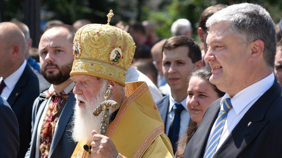 ‘Go home!’ Ukrainian President Poroshenko calls for Russian Orthodox Church to be purged