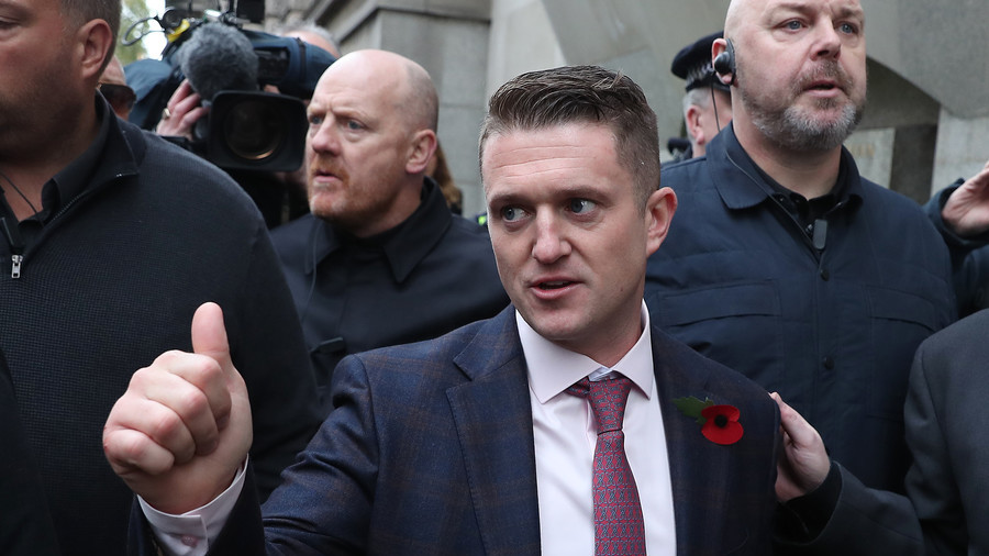 ‘They want to silence me’: PayPal bans Tommy Robinson for promoting hate & violence