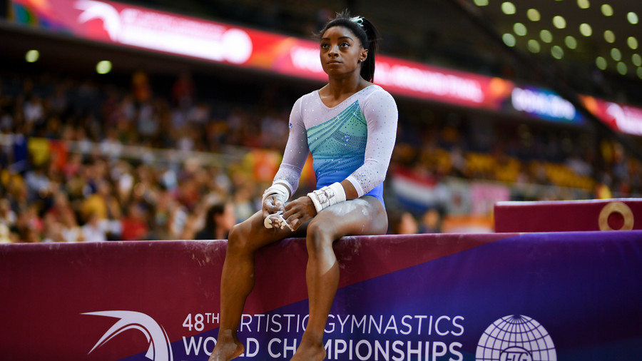 ‘Biles not as strong as before’: Russian coach says her gymnasts are ready to take on the world