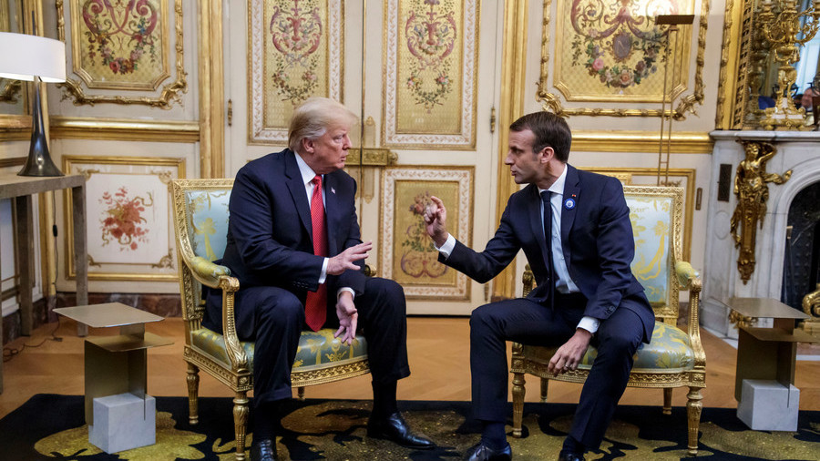 L'enfant terrible? Macron taunts Trump on Armistice Day amid talk of empire and EU army
