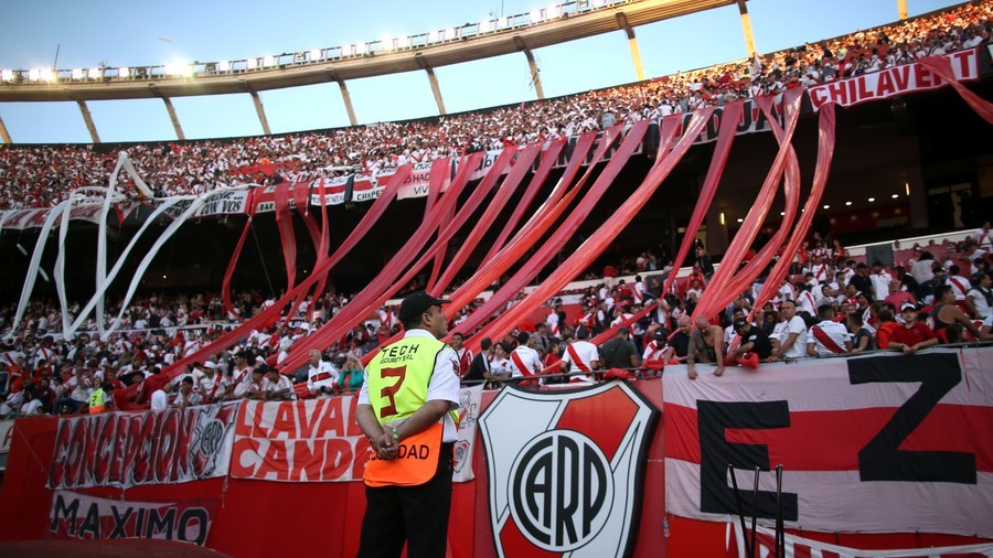 Woman arrested for strapping flares to child in shocking scenes before Copa Libertadores final
