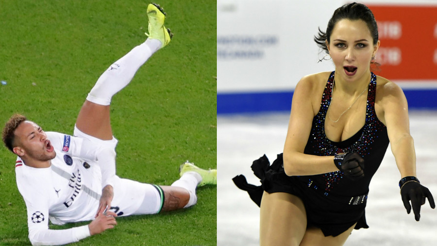 ‘I fall over less often on the ice’: Russian figure skating star Tuktamysheva trolls Neymar