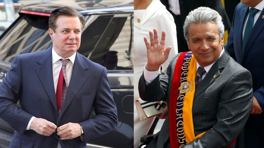 Manafort talked to Ecuador’s president on getting rid of Assange – report