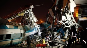 At least 9 killed, 47 injured in high-speed train crash in Turkey (PHOTOS, VIDEOS)