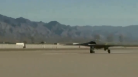 China shows its futuristic stealth drone in flight for the first time (VIDEO)