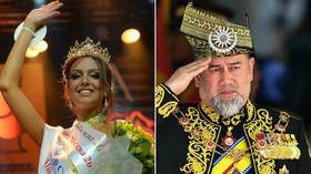 Malaysian king abdicates throne weeks after marrying Russian beauty queen