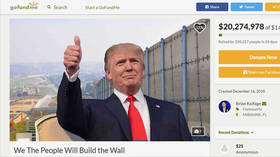 Border wall GoFundMe raises $20mn out of 1-billion goal, campaigners pledge to build wall themselves