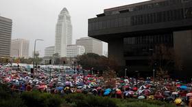 30,000 Los Angeles teachers go on strike over pay
