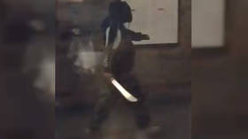 Police taser machete-wielding man as terrified tube passengers look on in horror (PHOTOS, VIDEO)