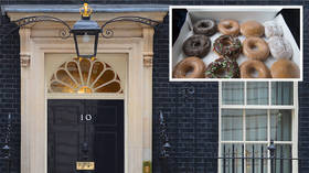 Donut go gently into that good night: Desperate Downing St binges on Krispy Kreme before crunch vote