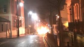 Car blast in front of N. Ireland courthouse, terrorism suspected