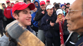 Viral VIDEO of standoff between Native American & MAGA-hat-wearing boys splits America