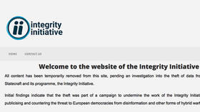 Integrity Initiative wipes website pending probe into ‘theft’ of disturbing leaked data