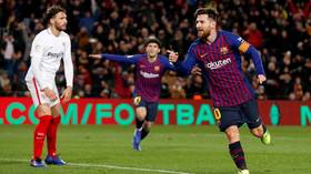 ‘Absolutely ridiculous’: Internet gushes as Messi finishes sublime team goal in Barca rout (VIDEO)