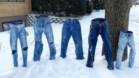 N-ice threads: Frozen pants challenge sweeps US amid polar vortex (VIDEOS, PHOTOS)