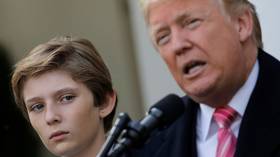 ‘I’d have a hard time with it’: Trump wouldn’t want son Barron to play ‘dangerous’ football   