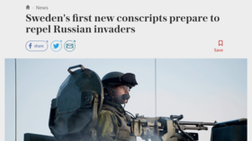 Russia about to invade Sweden? UK newspaper seems to think so