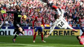 ‘He doesn’t score bad goals’: Casemiro overhead kick helps Real Madrid to derby win over Atletico