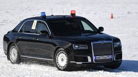 WATCH 'Putin's cars' race & drift in snowy Russian fields