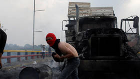 Who burnt the truck? Venezuelan FM says ‘false flag expert’ Pompeo should look among his ‘agents’