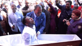 African pastor’s crazy ‘resurrection’ stunt ridiculed by meme (VIDEOS)