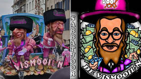 Rats, hooked noses & bags of money: Belgian carnival slammed for ‘anti-Semitic’ float (VIDEO)