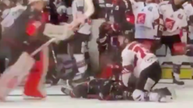 'He should be banned for life!' Hockey player suspended by own team for brutal MMA move (VIDEO)