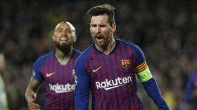 Mighty Messi bags brace as Barcelona demolish toothless Lyon 5-1 to make CL quarters
