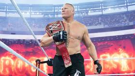 Brock Lesnar loses WWE Universal Title at WrestleMania, clearing path back to UFC