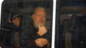 Defiant Assange shows thumbs up as he’s delivered to Westminster Magistrates Court (PHOTO)