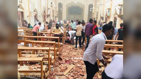 Over 200 killed, hundreds injured in series of blasts at Sri Lankan hotels & churches