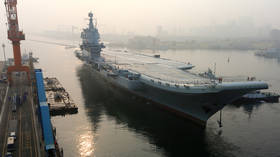 VIDEO shows China’s 1st home-built aircraft carrier in action during sea trials