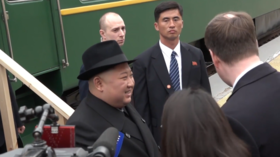 Riding in style: Watch Kim Jong-un’s armored train arrive in Russia for 1st-ever state visit