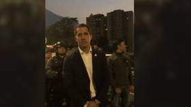 US-backed Guaido calls for Venezuela military uprising in VIDEO of him surrounded by soldiers