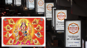 Amazon won’t stop selling ‘offensive’ toilet rugs with Hindu gods despite mass backlash from Indians