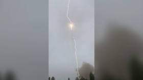 Russia’s Soyuz rocket HIT BY LIGHTNING during launch (VIDEO)