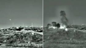 Israeli Army shares VIDEO of strike & hit on Syria during air raid