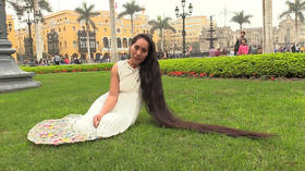 ‘Peruvian Rapunzel’ launches long-locked bid to set record for hair length (VIDEO)