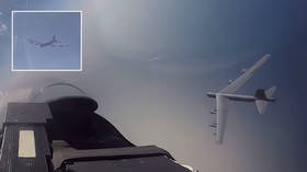 COCKPIT VIDEO: Russian fighter ‘intercepts’ US B-52H strategic bomber
