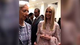 ‘Watch Lagarde’s face’: French government publishes VIDEO of Ivanka hobnobbing with world leaders