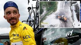 Tour de France halted after hailstorm hits Saint-Jean-De-Maurienne to Tignes stage (VIDEO)