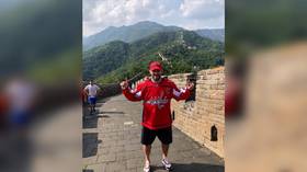 The Great 8 on the Great Wall: Alexander Ovechkin visits iconic Chinese landmark
